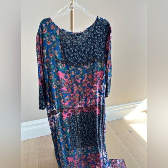 Hayden Los Angeles Kimono Beach Cover Up Floral Boho Size Large BNWT - Picture 4 of 5
